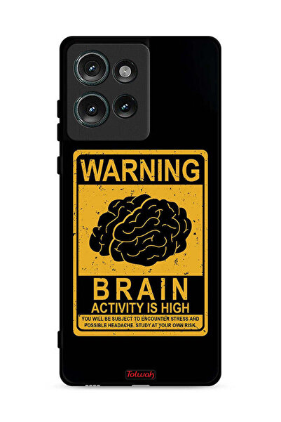 Tolwak غطاء حماية لهاتف موتورولا إيدج 50 تحذير من ارتفاع نشاط الدماغ