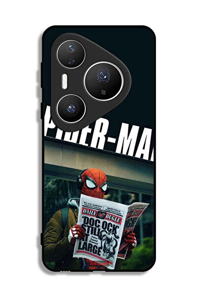 Tolwak غطاء حماية هواوي بيورا 80 برو سبايدرمان يقرأ جريدة