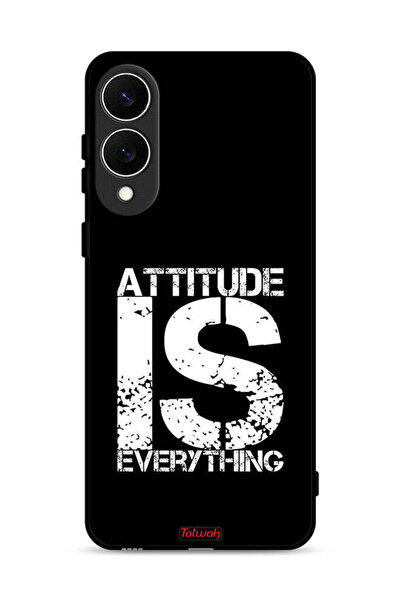 Tolwak غطاء حماية لهاتف Samsung Galaxy S25 Edge - Attitude Is Everything