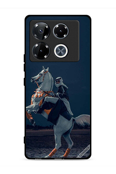 Covernex غطاء حماية لهاتف Infinix Note 40 Pro Plus 5G، صورة شاب على حصان