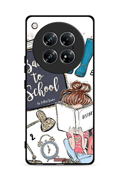 Tolwak غطاء حماية لهاتف Infinix Zero 40 - فتاة في المدرسة تقرأ التاريخ