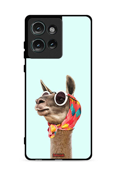 Tolwak غطاء حماية لهاتف موتورولا إيدج 50 - لون جمل أنيق وجذاب