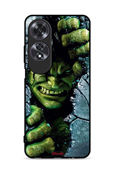 Tolwak غطاء حماية Oppo A60 بتصميم هالك المذهل