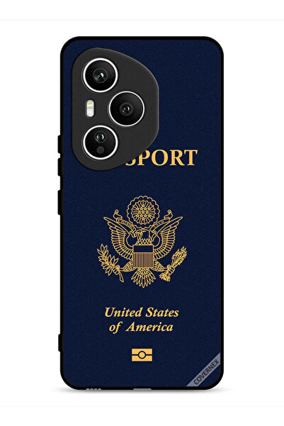 Covernex غطاء حماية لهاتف Honor 400 Pro بنمط جواز السفر الأمريكي