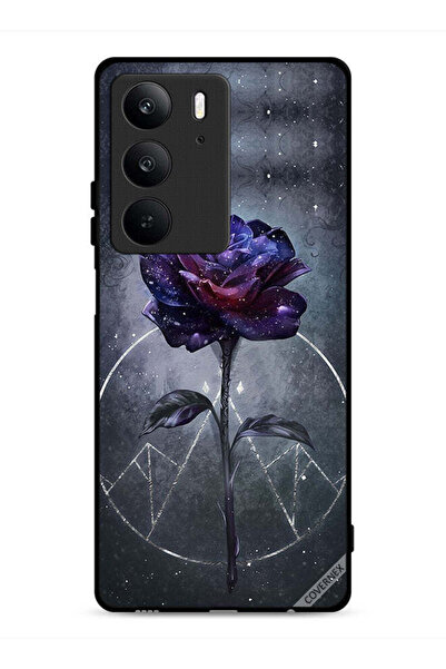 Covernex غطاء حماية لهاتف Realme C75 4G بخلفية زهور داكنة