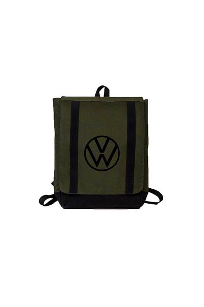 Z zepplin Volkswagen New Black Logo Green Backpack