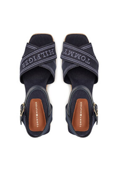 Tommy Hilfiger Espadrile pentru femei FW0FW08668 bleumarin