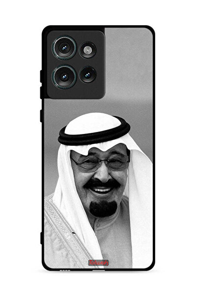 Tolwak غطاء حماية لهاتف موتورولا إيدج 50 صورة الملك عبد الله مبتسمًا