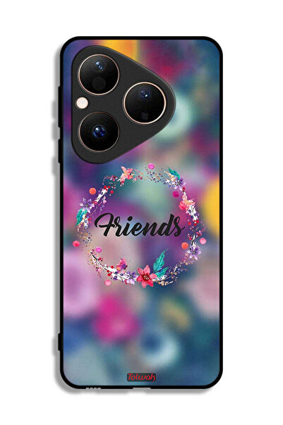 Tolwak غطاء حماية هواوي بيورا 80 - رسمة خاتم أصدقاء الزهور