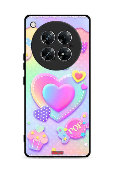 Tolwak غطاء حماية لهاتف Infinix Zero 40 برسومات قلوب البوب