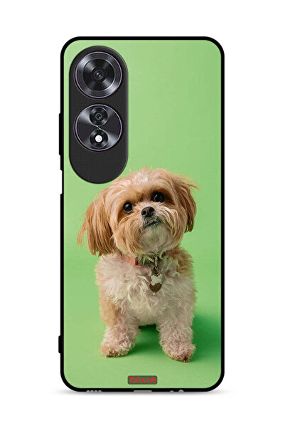 Tolwak غطاء حماية لهاتف Oppo A60 بتصميم جرو لطيف
