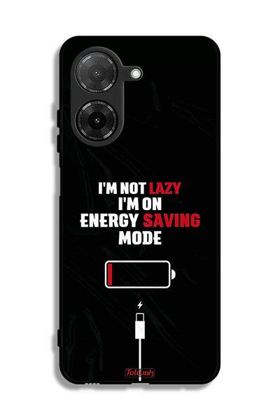 Tolwak Xiaomi Redmi A5 4G Protective Case Cover I Am Not Lazy I Am On Energy Saving Mode