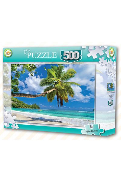 Ocean Seychelles Beach Puzzle - 500 pieces