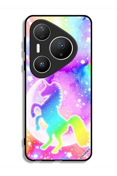 Covernex غطاء حماية لهاتف هواوي بيورا 80 برو بلس بتصميم وحيد القرن بألوان قوس...