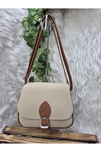 EZZY BLİSS Geantă de umăr și curea pentru femei, toamnă-iarnă, Lacost, cu curea din piele, cu fermoar dublu, cu mâner - Bej/Maro