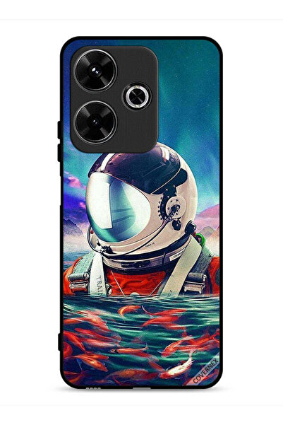 Covernex غطاء حماية لهاتف شاومي ريدمي 13 4G، رائد فضاء في بحر الأسماك
