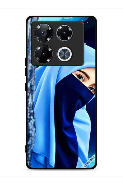 Covernex غطاء حماية لهاتف إنفينيكس نوت 40 برو بلس 5G، فتاة محجبة
