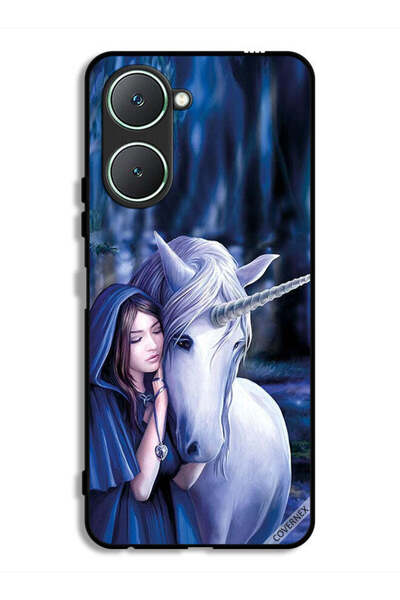 Covernex غطاء حماية Vivo Y18i 4G بتصميم فتاة وحيد القرن المحبوبة