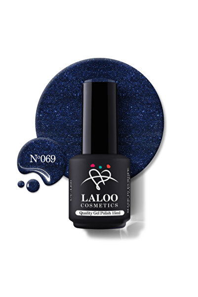 Laloo Cosmetics 069 Shimmering Midnight Blue | Laloo Gel Polish 15 ml