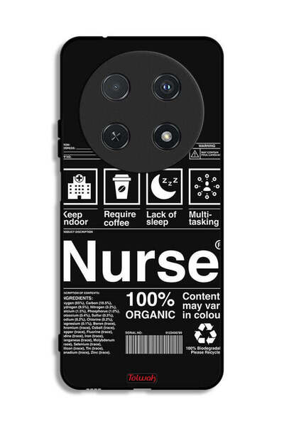 Tolwak غطاء حماية لهاتف هواوي نوفا 13i، ملصق ممرضة