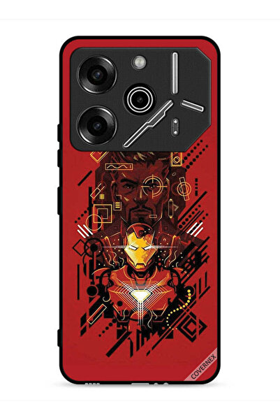 Covernex غطاء حماية لهاتف تكنو بوفا 6 برو 5G برسومات الرجل الحديدي