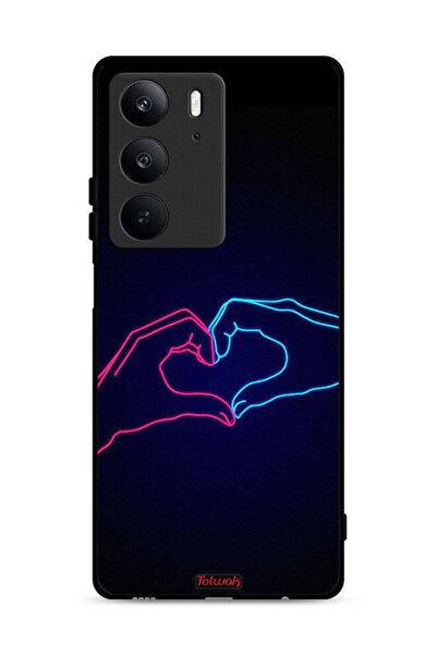 Tolwak Realme C75 4G Protective Case Cover Touching Hand Making Heart