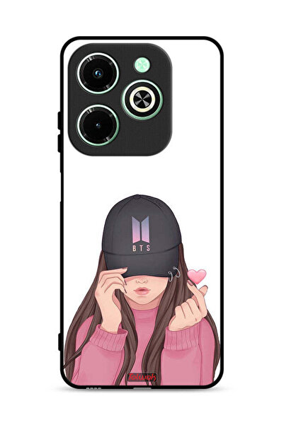 Tolwak غطاء حماية لهاتف Infinix Hot 40i 4G، فتاة تلتقط صورة