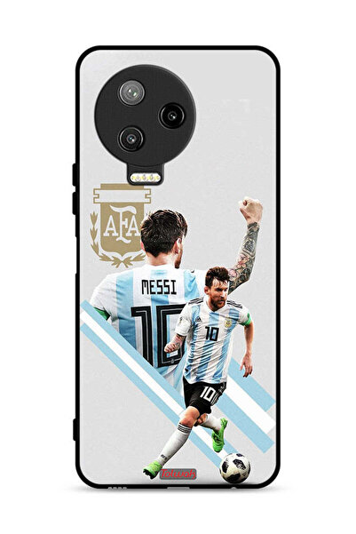 Tolwak غطاء حماية لهاتف Infinix Note 12 Pro 4G برسومات ليو ميسي