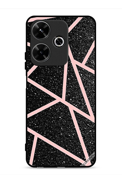 Covernex غطاء حماية لهاتف شاومي ريدمي 13 4G بنقشة لامعة ومسارات