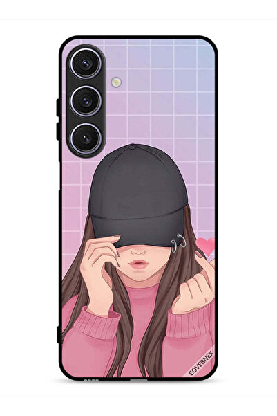 Covernex Samsung Galaxy A26 Protective Case Cover Snap Love Cap Girl
