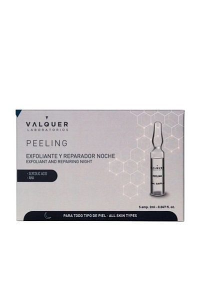 Valquer Exfoliating, Antioxidant, and Repairing Ampoules for Evening Use - 5 x 2 ml
