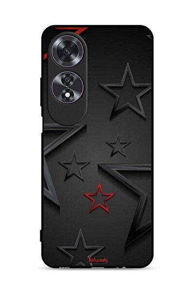 Tolwak غطاء حماية لهاتف Oppo A60 بنقشة نجوم