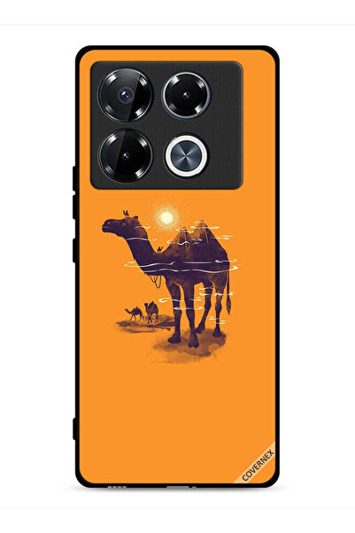 Covernex غطاء حماية لهاتف Infinix Note 40 Pro Plus 5G برسومات جمال وشمس