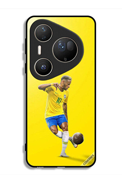 Covernex غطاء حماية فائق لهاتف هواوي بيورا 80 بتصميم نيمار مع كرة قدم