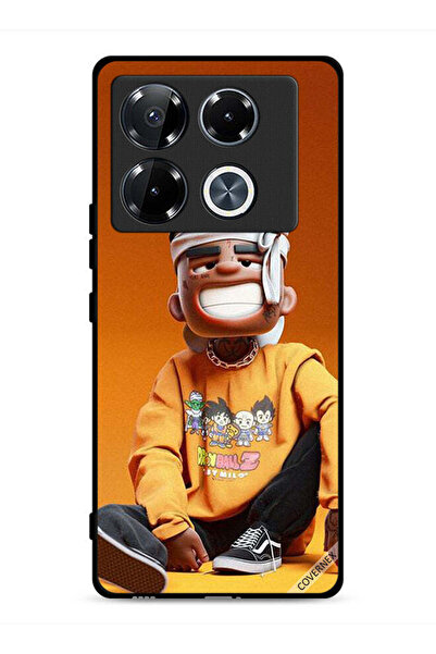 Covernex غطاء حماية لهاتف Infinix Note 40 Pro Plus 5G برسومات فتى متعب مصاب
