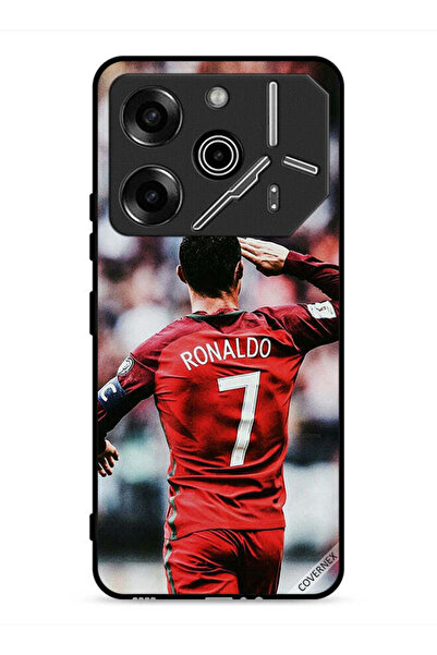 Covernex غطاء حماية لهاتف تكنو بوفا 6 برو 5G، تحية رونالدو للجمهور