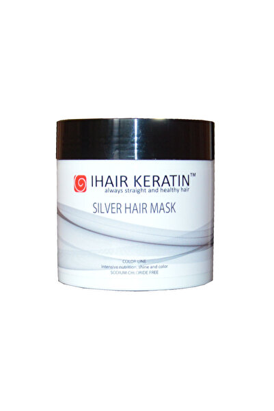 Ihair Keratin Masca coloranta Gri, Argintiu Ihair Keratin 500ml