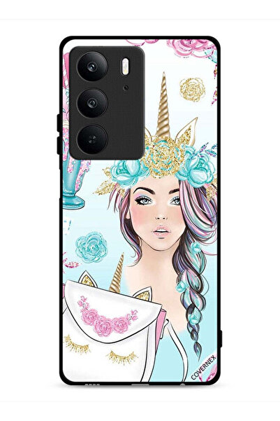Covernex غطاء حماية لهاتف Realme C75 4G مزين برسومات رموش على الحقيبة وفتاة و...