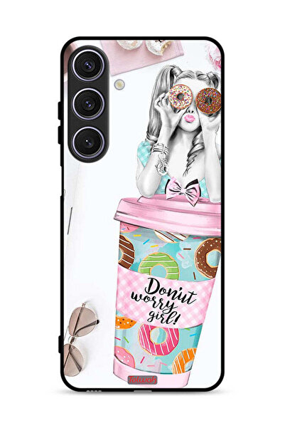 Tolwak غطاء حماية لهاتف Samsung Galaxy A26 بتصميم فتاة دونات ووري