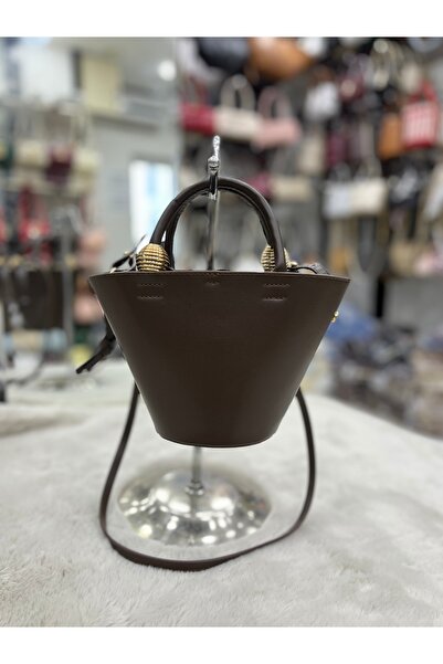 nura Geantă de mână și de umăr Mng Bucket maro pentru femei