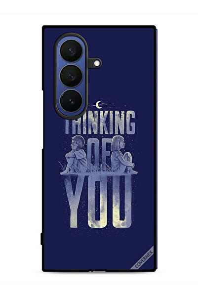 Covernex غطاء حماية لهاتف سامسونج جالاكسي زد فولد 7 "أفكر فيك"