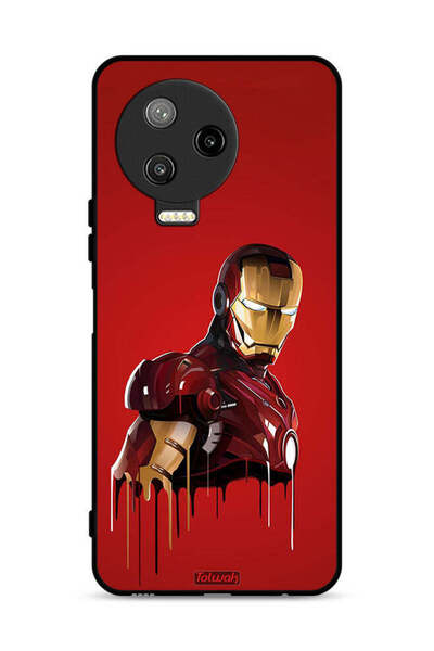 Tolwak غطاء حماية لهاتف Infinix Note 12 Pro 4G برسومات الرجل الحديدي