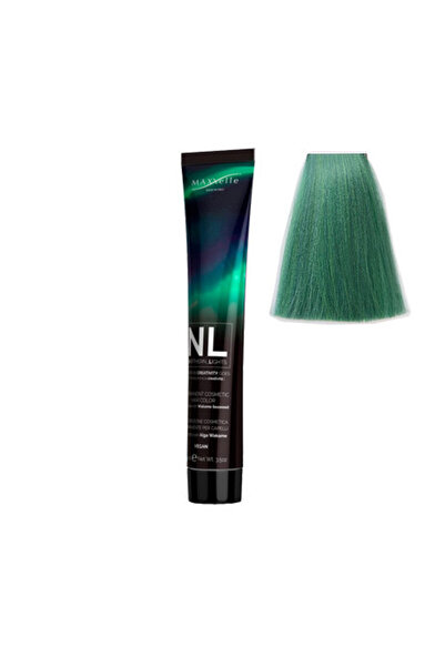 Maxxelle Vopsea vegană verde directă NL Nordic Lights 100 ml