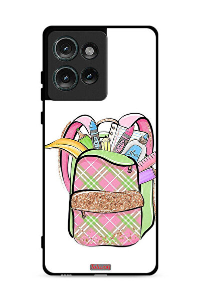 Tolwak غطاء حماية لهاتف موتورولا إيدج 50 بتصميم حقيبة فتاة وحيد القرن