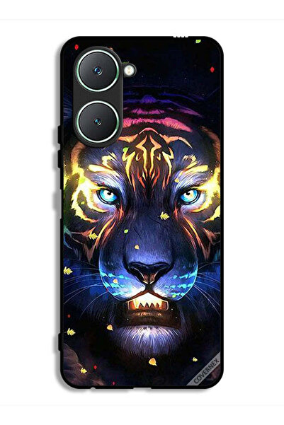 Covernex غطاء حماية لهاتف Vivo Y18i 4G بمشبك فني على شكل أسد