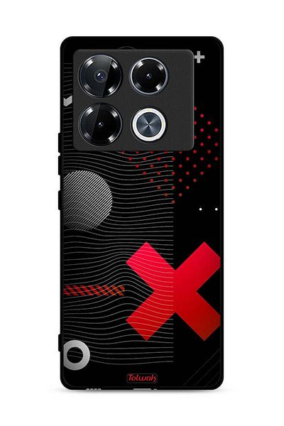 Tolwak Infinix Note 40 Pro 5G Protective Case Cover Cross Sign