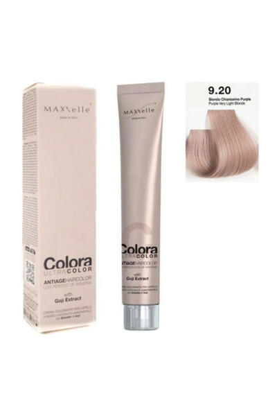 Maxxelle Blond Foarte Deschis Purpuriu 9.20 Vopsea Colora cu extract de Goji - 100 ML