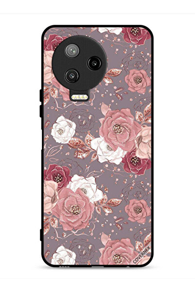 Covernex غطاء حماية لهاتف Infinix Note 12 Pro 4G بخلفية زهرية
