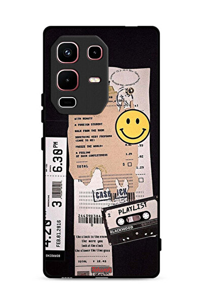 Tolwak غطاء حماية لجهاز Infinix Note 50s مع ملصق قائمة تشغيل