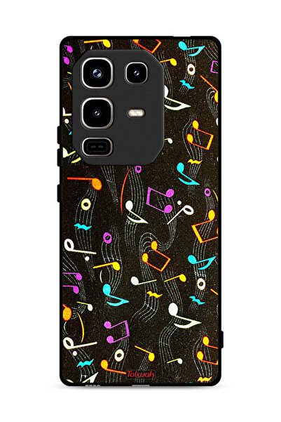 Tolwak غطاء حماية لهاتف Infinix Note 50 Pro 4G بنمط قماش موسيقي